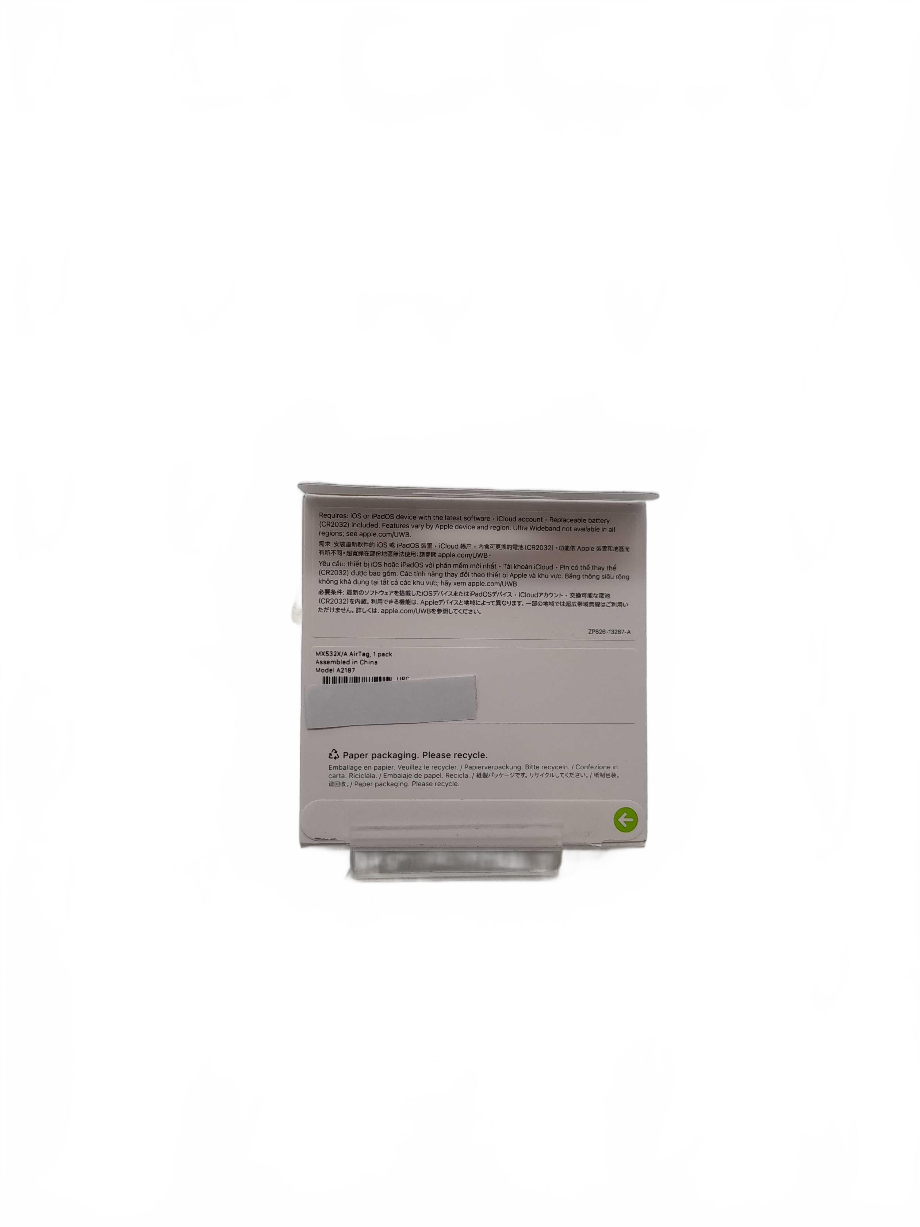 Apple AirTag A2187 1st Gen White (WL 1432206)
