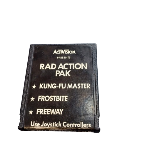 Atari 2600 Rad Action Pack Kung-Fu Master Frostbite Freeway Cartridge Only (lel)