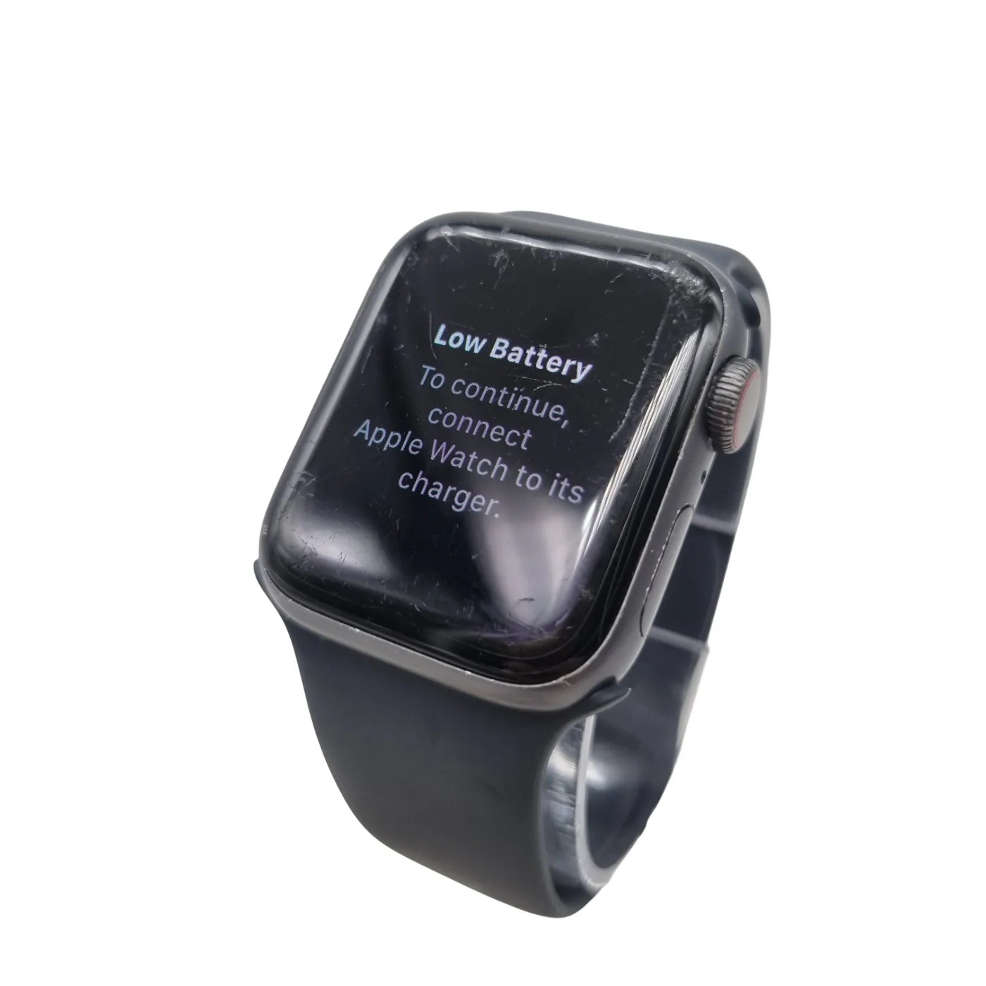 Apple Watch Series 4 GPS LTE 40mm Black + Charger *Severely Scratched Face* (WR)