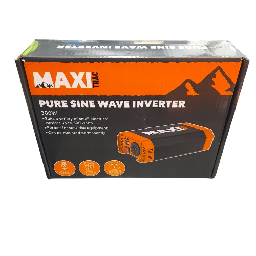 Maxitrac 300W Pure Sine Wave Inverter – MTPSW300 – (LN)
