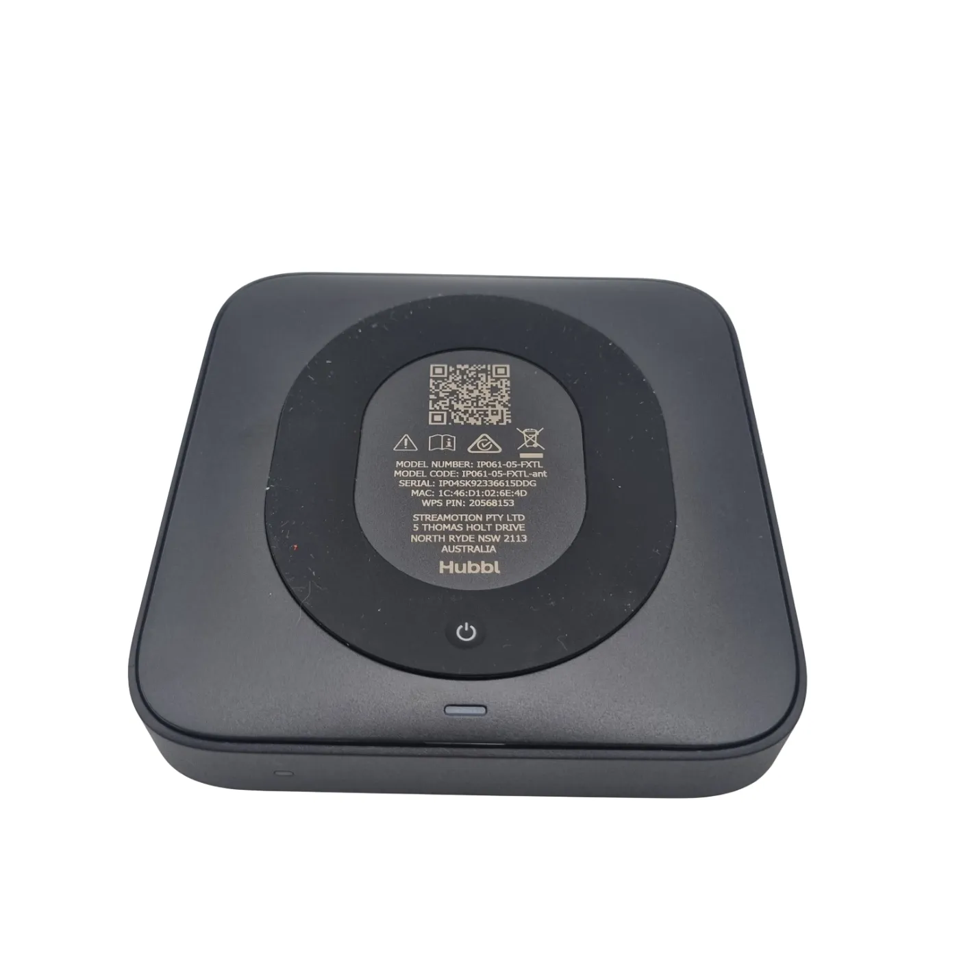 Hubbl Media Player IP061-05-FXTL with Box, Remote and Power