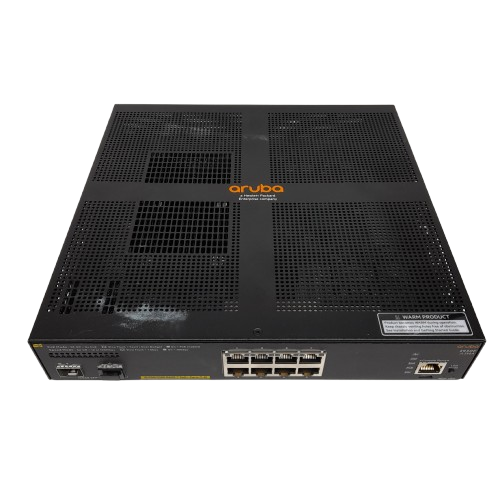 HPE Aruba JL258A 2930F 8-Port Gigabit PoE+ 2SFP+ Switch with Power Adapter (MR)