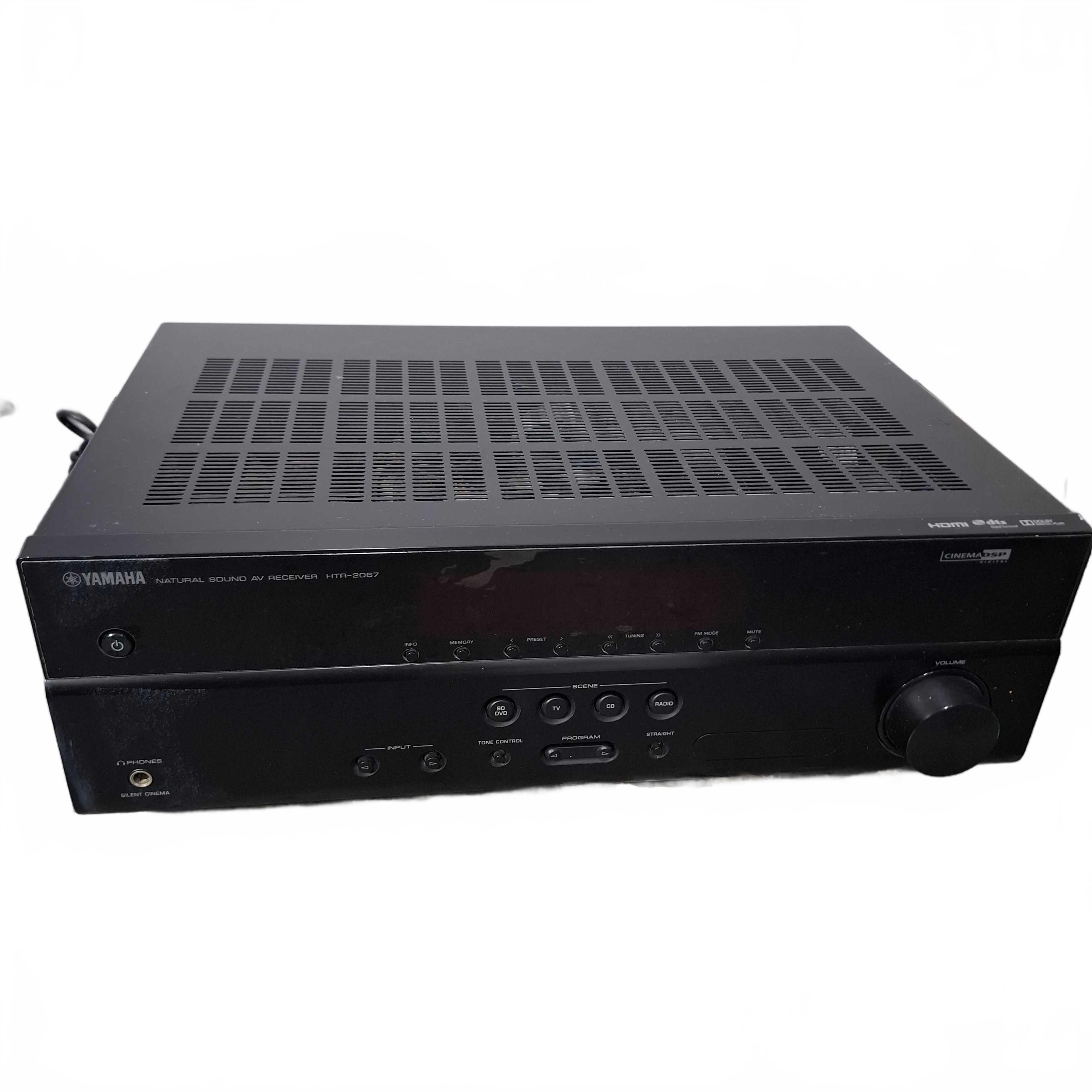 Yamaha Receiver HTR-2067 + 5 Speakers + Leads + Remote (WR 1426493)