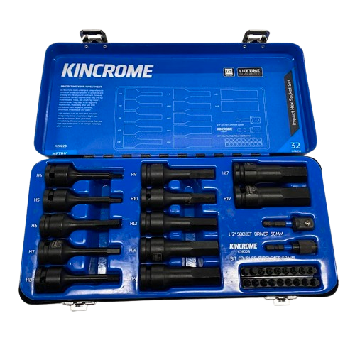 Kincrome Tools 32 Piece Impact Metric Hex Socket Set