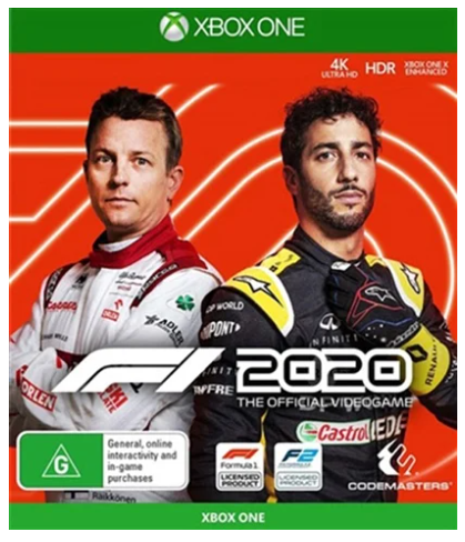 F1 2020 Xbox One Game Good Condition With Manual