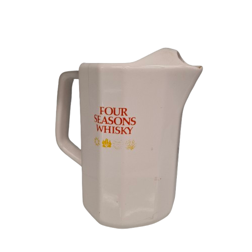 Vintage FOUR SEASONS WHISKY Ceramic Jug  (JN)