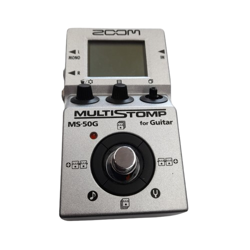 Zoom MS-50G MultiStomp Guitar Pedal Silver (LN)