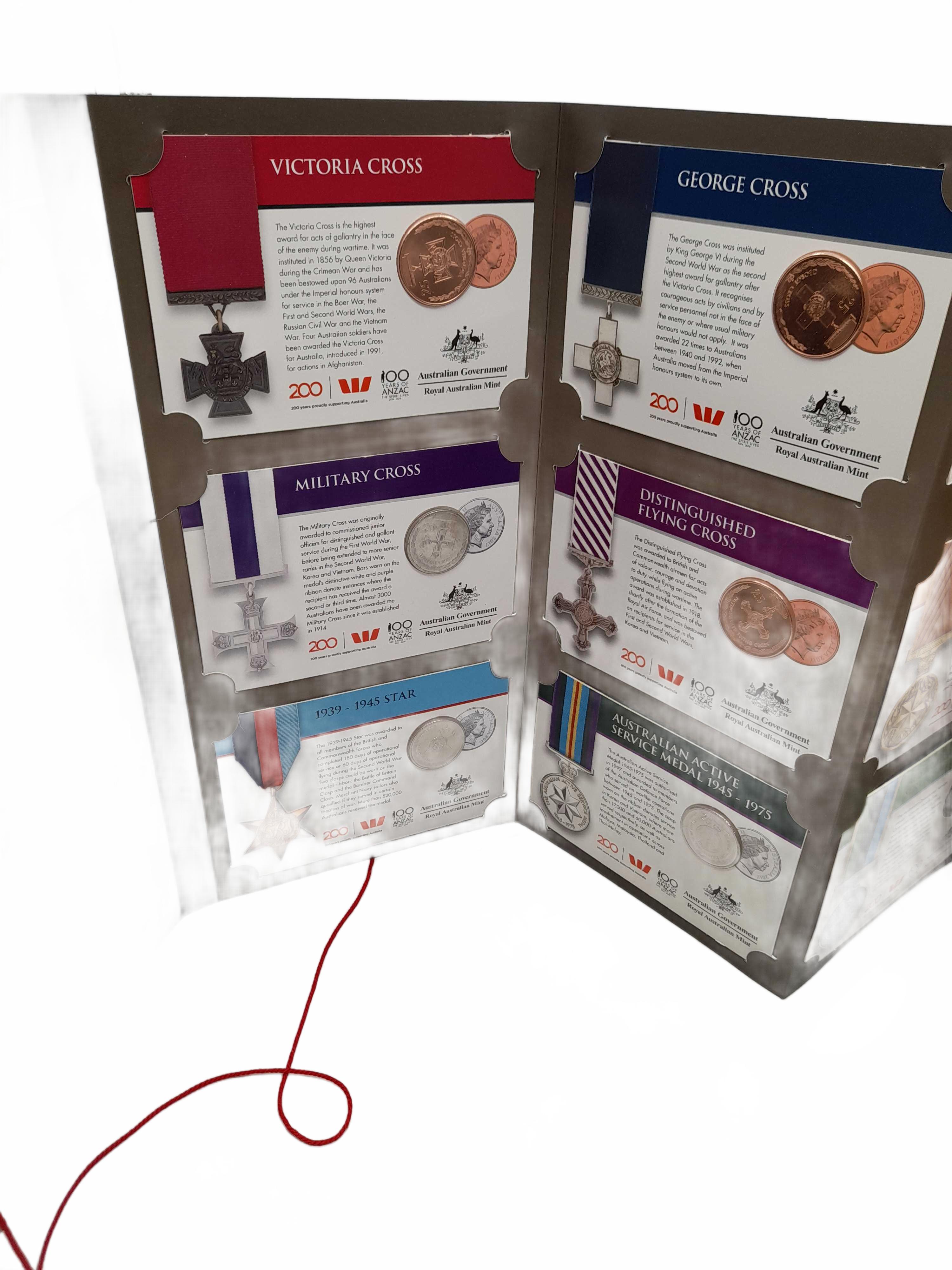 Official 2017 Coin Collection Legends Of The Anzacs Med Coins 17 Coins Immaculate Condition (WL1430116)