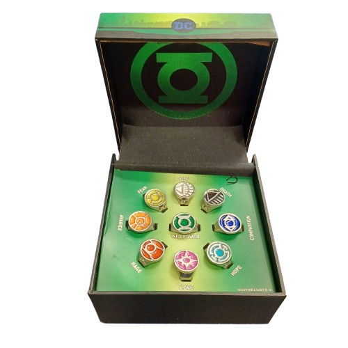DC Comics Green Lantern Power Rings Emotional Spectrum Power Rings | 9 Ring Set (NA)