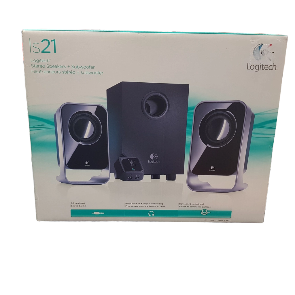 Logitech Stereo Speakers S21 Black (1434921) (MR)