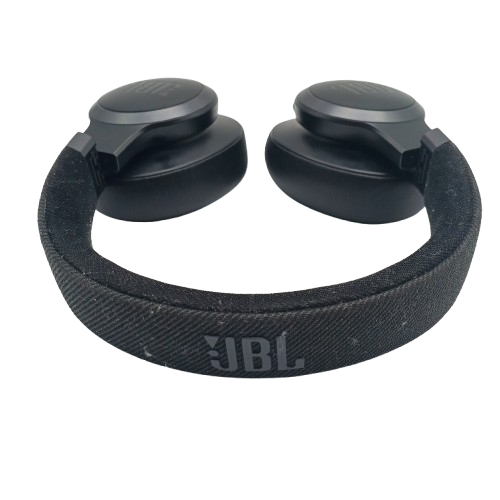 JBL Live Tune770NC Rechargeable Wireless Bluetooth Headphones, Black, Small Slit In EarCup (Shown) (WR)