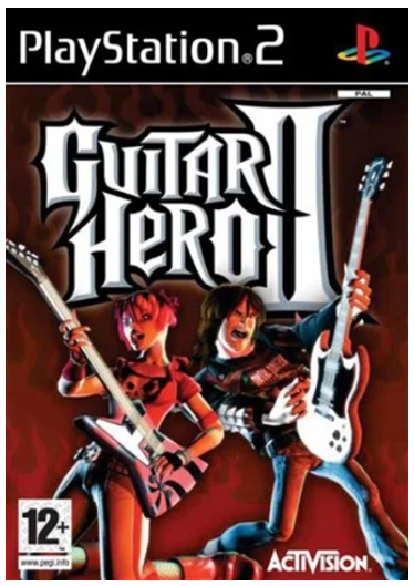 Guitar Hero 2 Playstation 2 Game  Average Condition With Manual