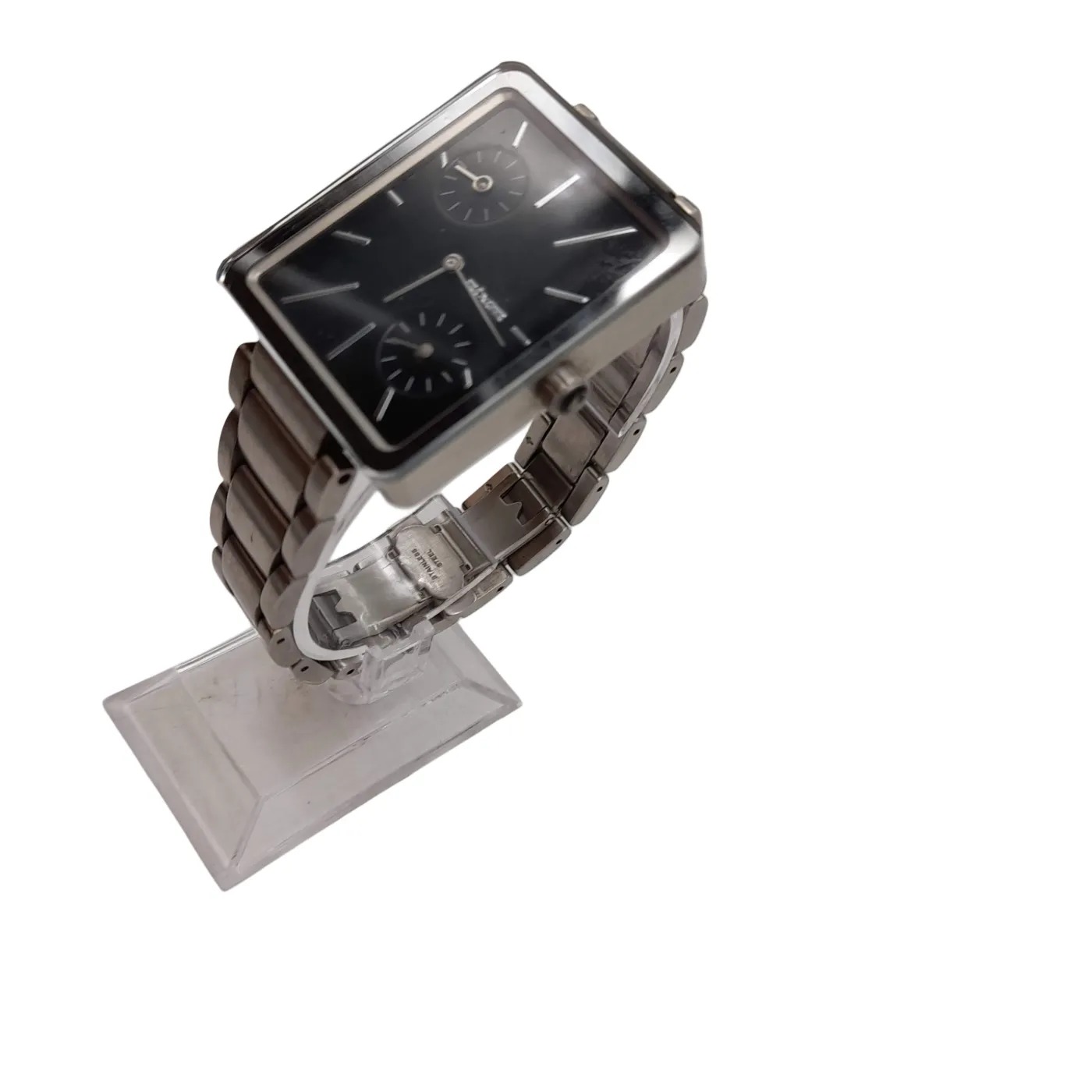 Nixon Dual Delight The Ivy Silver Stainless Steel Analogue Watch (WL1417375)