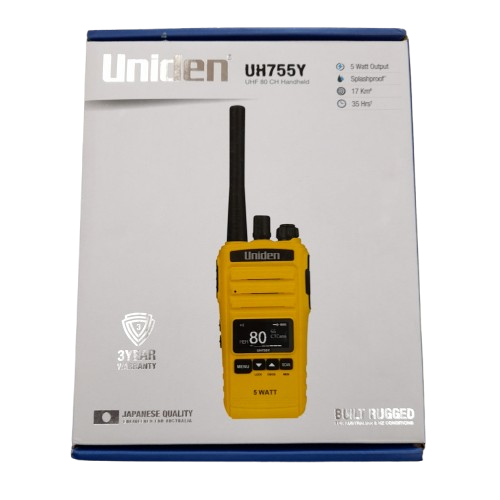 Uniden UH755Y Two Way Radio Yellow (LN)