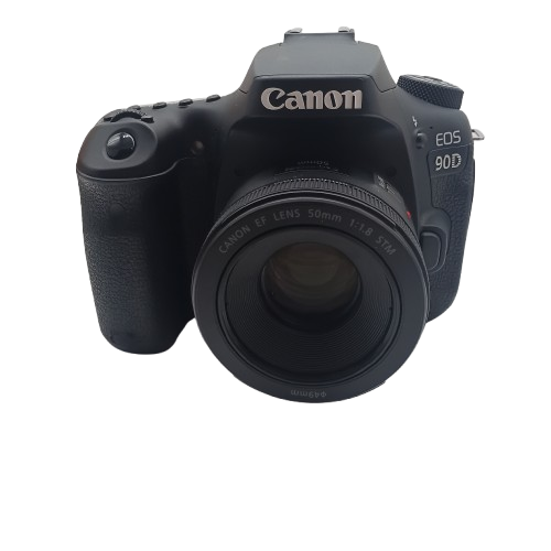 Canon Camera DS126801 Black With 50mm Lens And Battery Charger (WR 1377222)