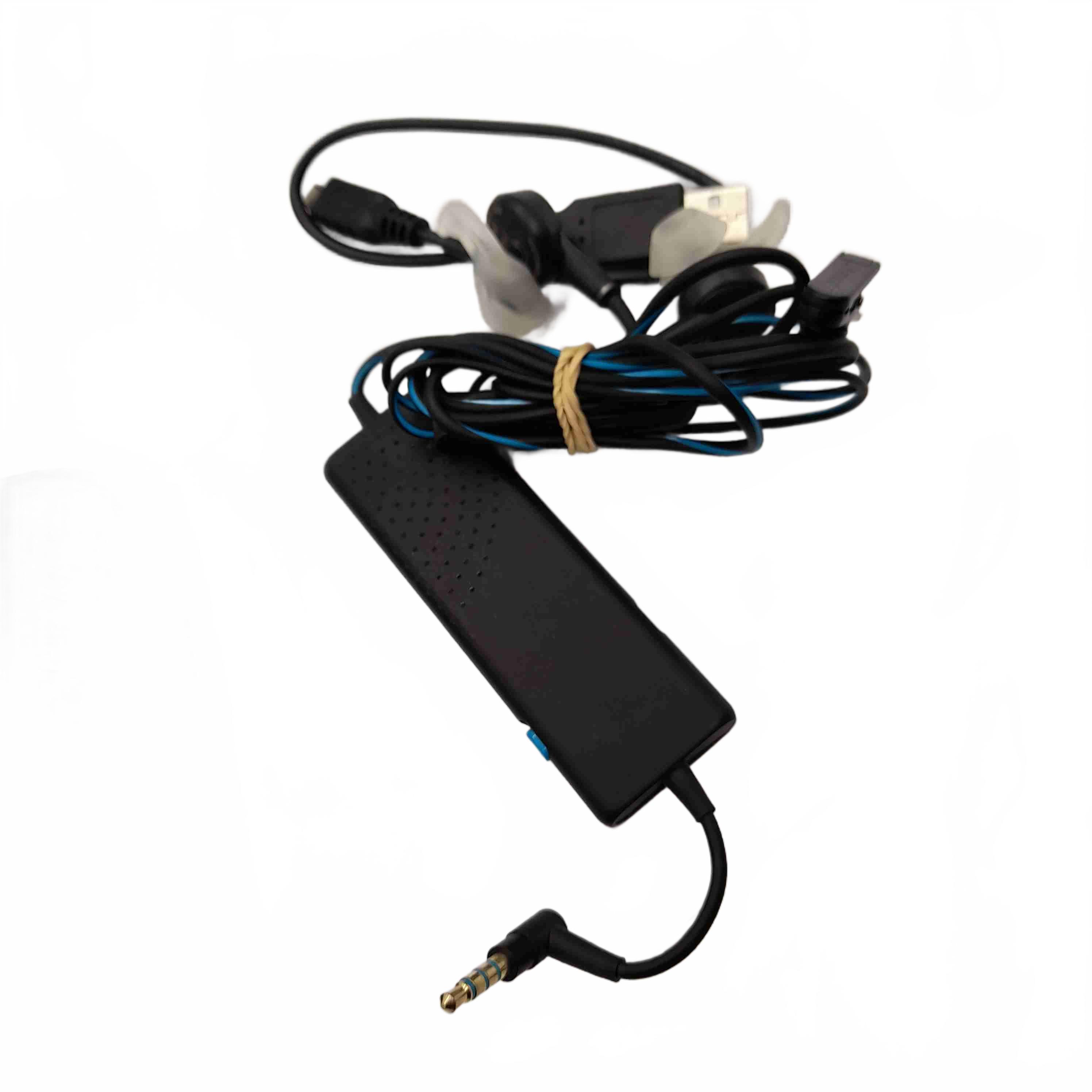 Bose QuietComfort 20 Acoustic Noise Cancelling Earbuds Blue Black QC20 With Case Great Working Condition (WL1435902)