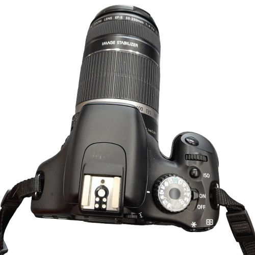 Canon Camera EOS 550D Black With Smaller Lens And Strap In The Bag