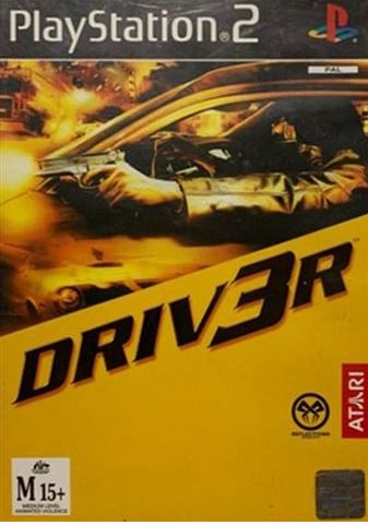 Driv3r PlayStation 2 Game Working Condition with Case No Manual (MR)