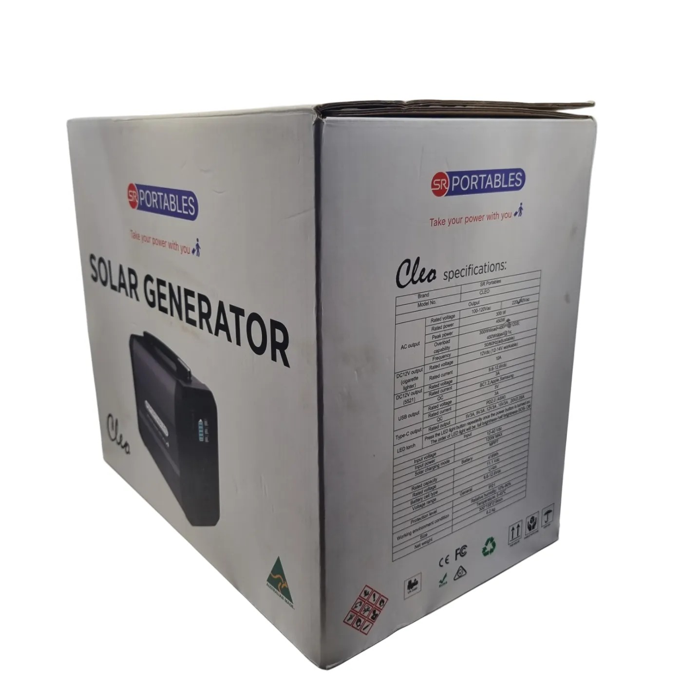 SR Portables Cleo Portable Lithium Solar Generator (WR 1408868)