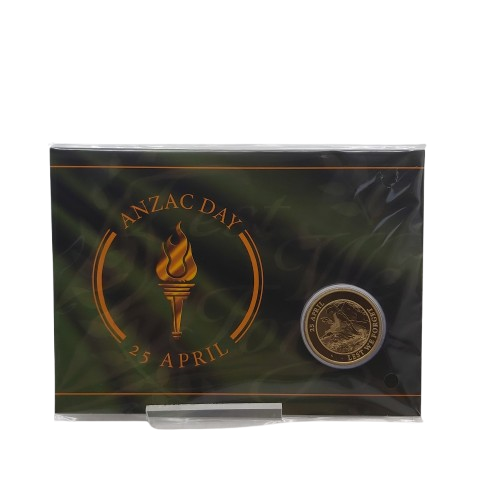 2022 Anzac day $1 Coin In Plastic