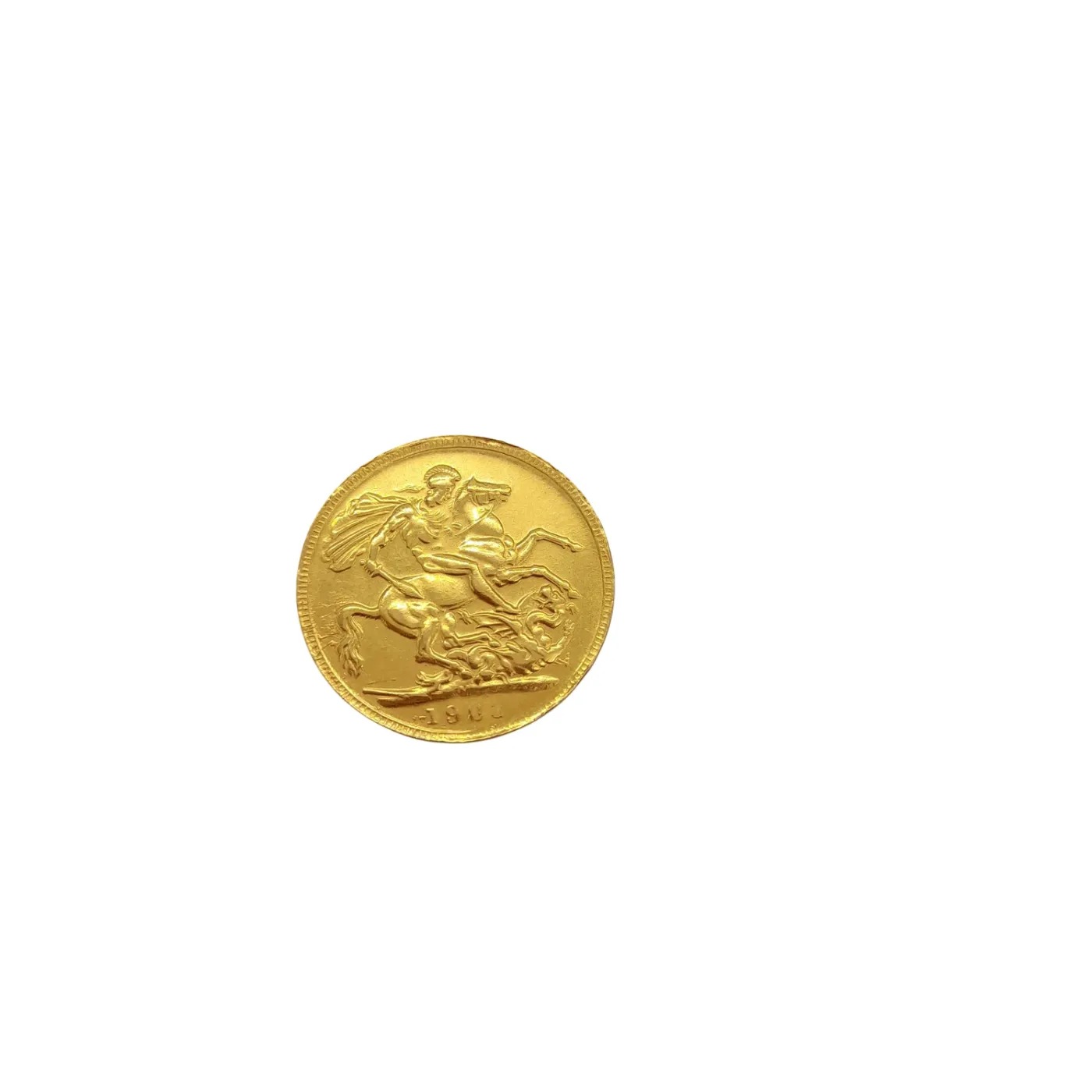 1908 British Full Sovereign Coin 22ct Yellow Gold 7.9 Grams In Coin Capsule (WL1418573)