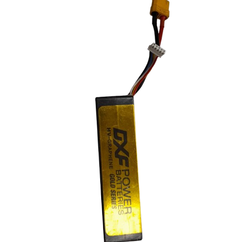 DXF Performa Racing HV-Graphene Lipo 6500 15.2V 140C Battery Golden 5mm for RC Car (MR)