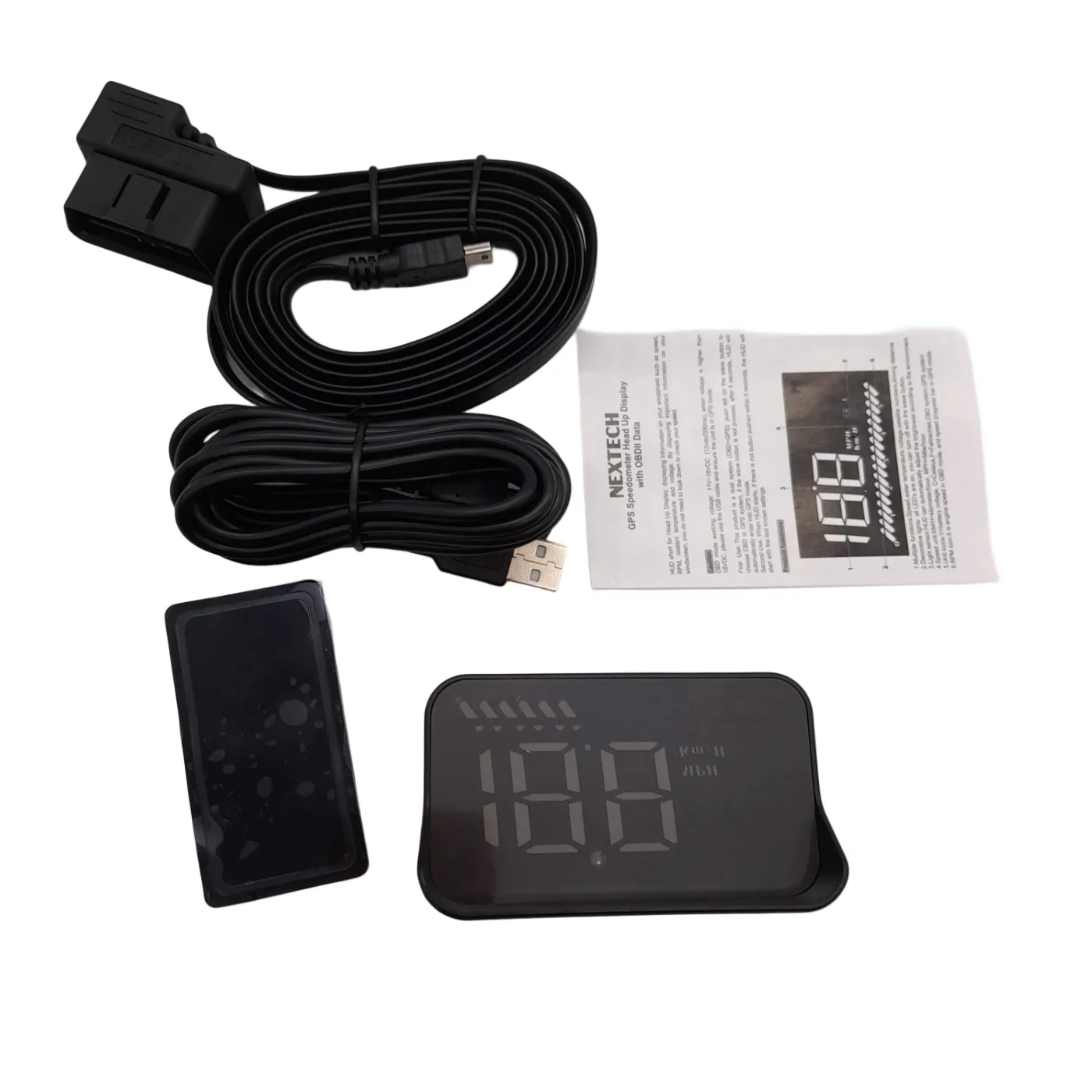 Nextech GPS/OBD II Speedometer Head Up Display – As New In Box (WL)
