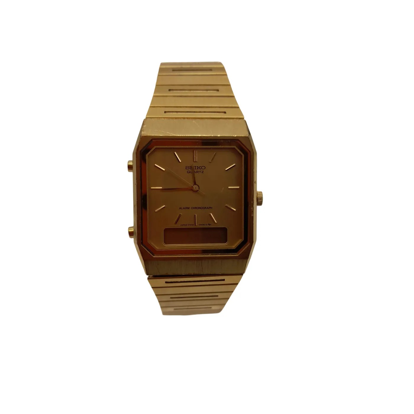Seiko H449-5320 Gold Stainless Steel Analogue Digital Watch (WL1417377)