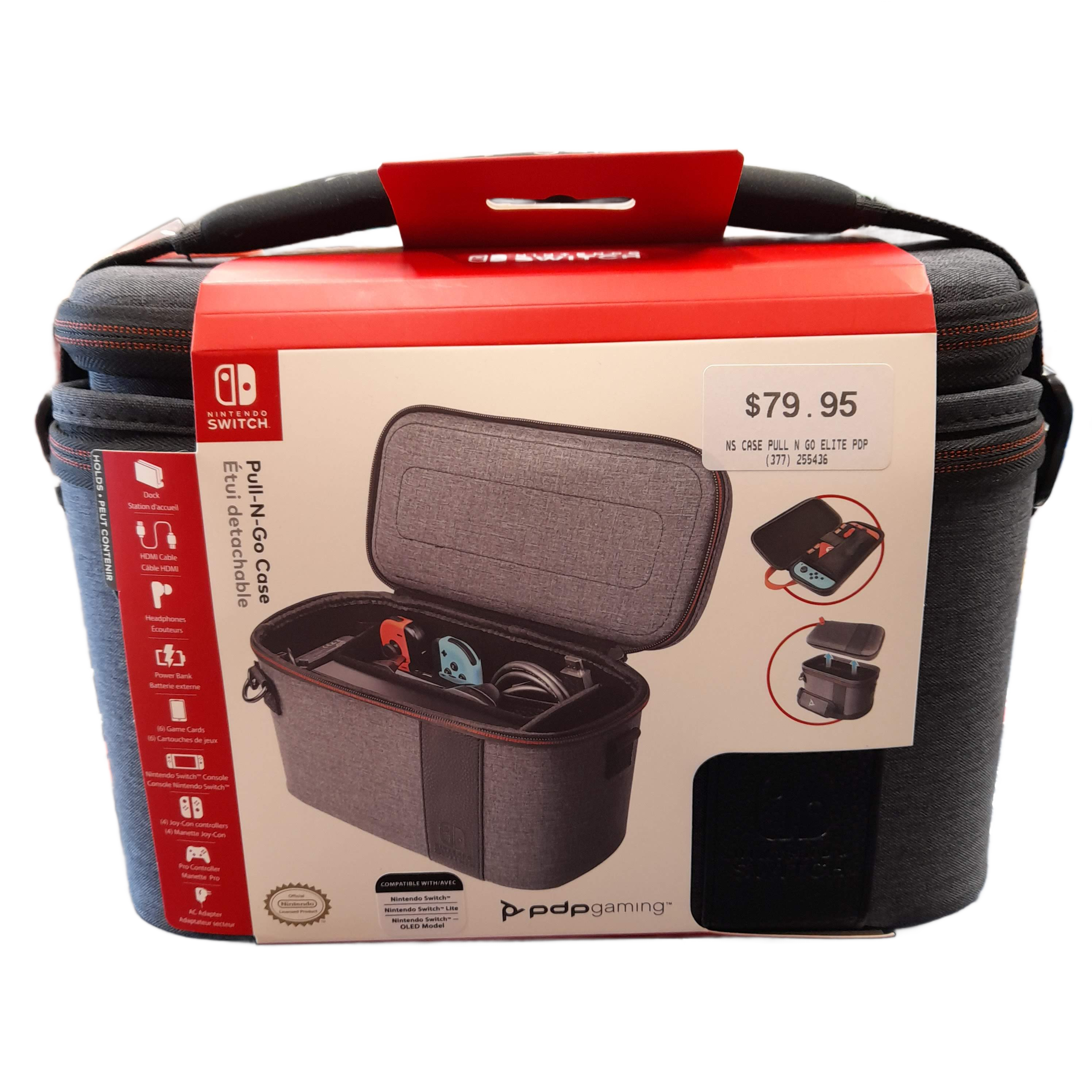 PDP Gaming Pull-N-Go Case Grey Like New SECOND HAND Condition (GE 1417612)