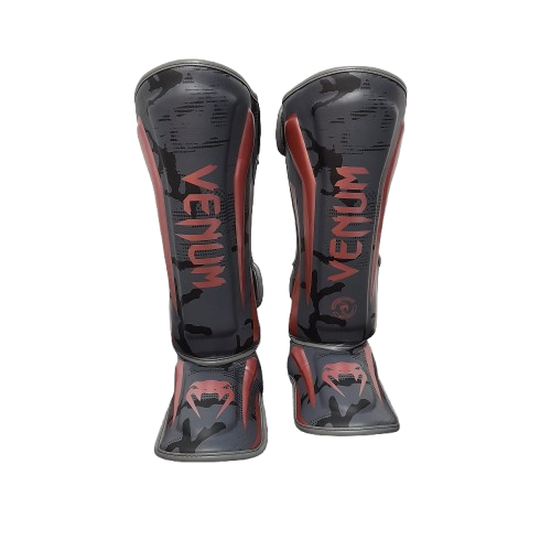 Venum Elite Shin Guards – Black/Pink (MR)