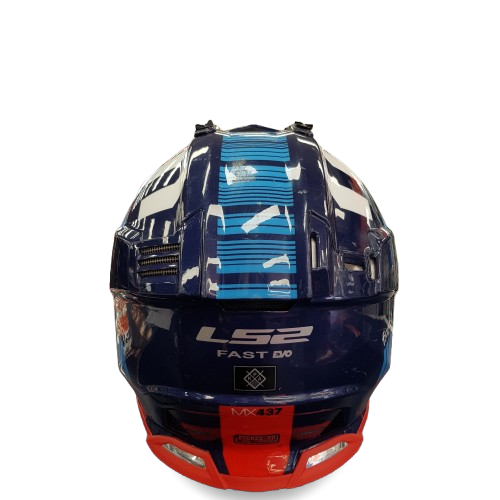 Ls2 Helmet Ecer22 Red Blue (1423948) (Used)