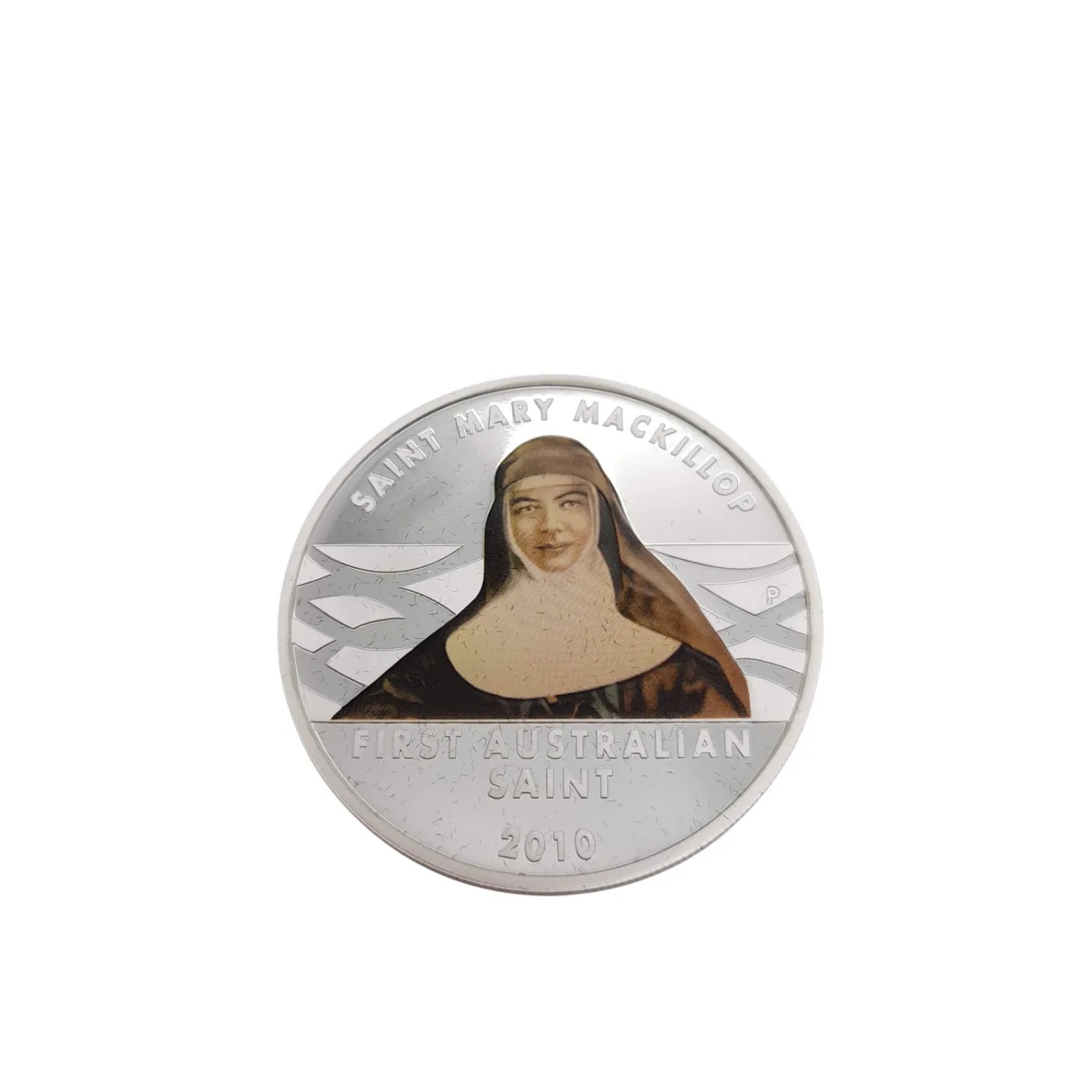 Saint Mary MacKillop 1oz Silver Proof Coin 2010 with Case and Hard Cover (WL1413412)