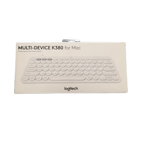 Logitech K380 Multi-Device Bluetooth Keyboard for Mac – Off White (In Box) (JN)