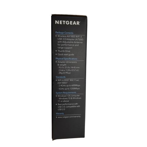 Nighthawk Network Adapter A7500 Black (1423955) (LN)