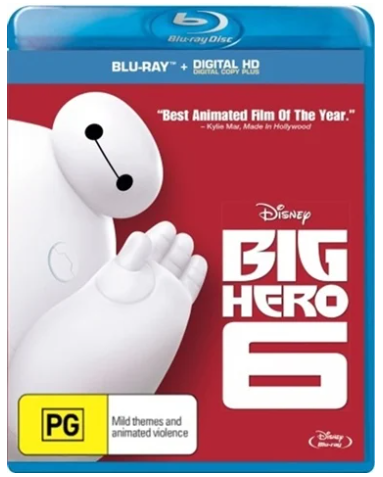 Big Hero 6 Blu Ray – Very Good Condition