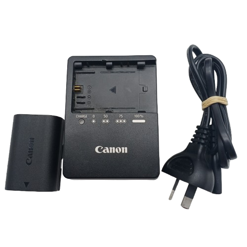 Canon Camera DS126801 Black With 50mm Lens And Battery Charger (WR 1377222)