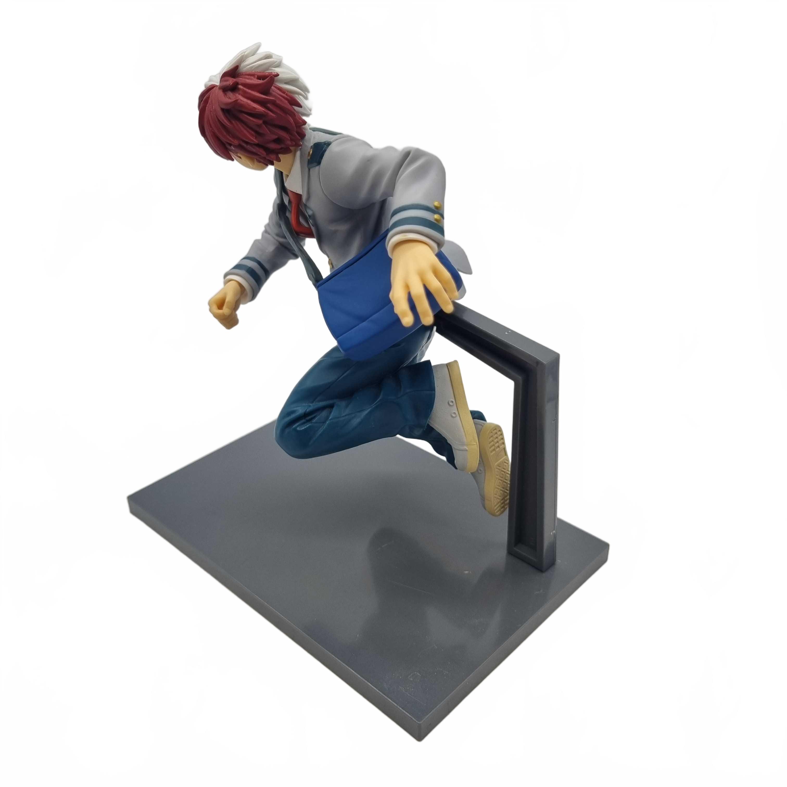 My Hero Academia Figurine: Todoroki Blue School Uniform On Grey Stand (WR 1424625)