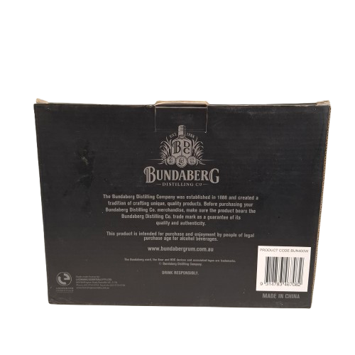 Bundaberg Distilling Co Gift Set – 2 Schooners & Pourer in Box (JN)