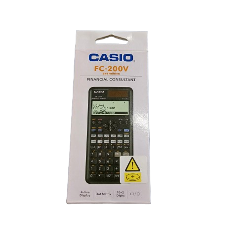 CASIO FC-200V Financial Calculator Black (LE)