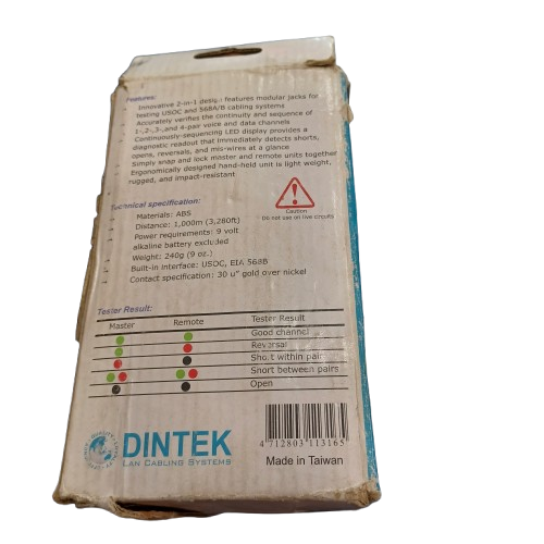 DINTEK CONTINUITY TWIN-TESTERS (GE)