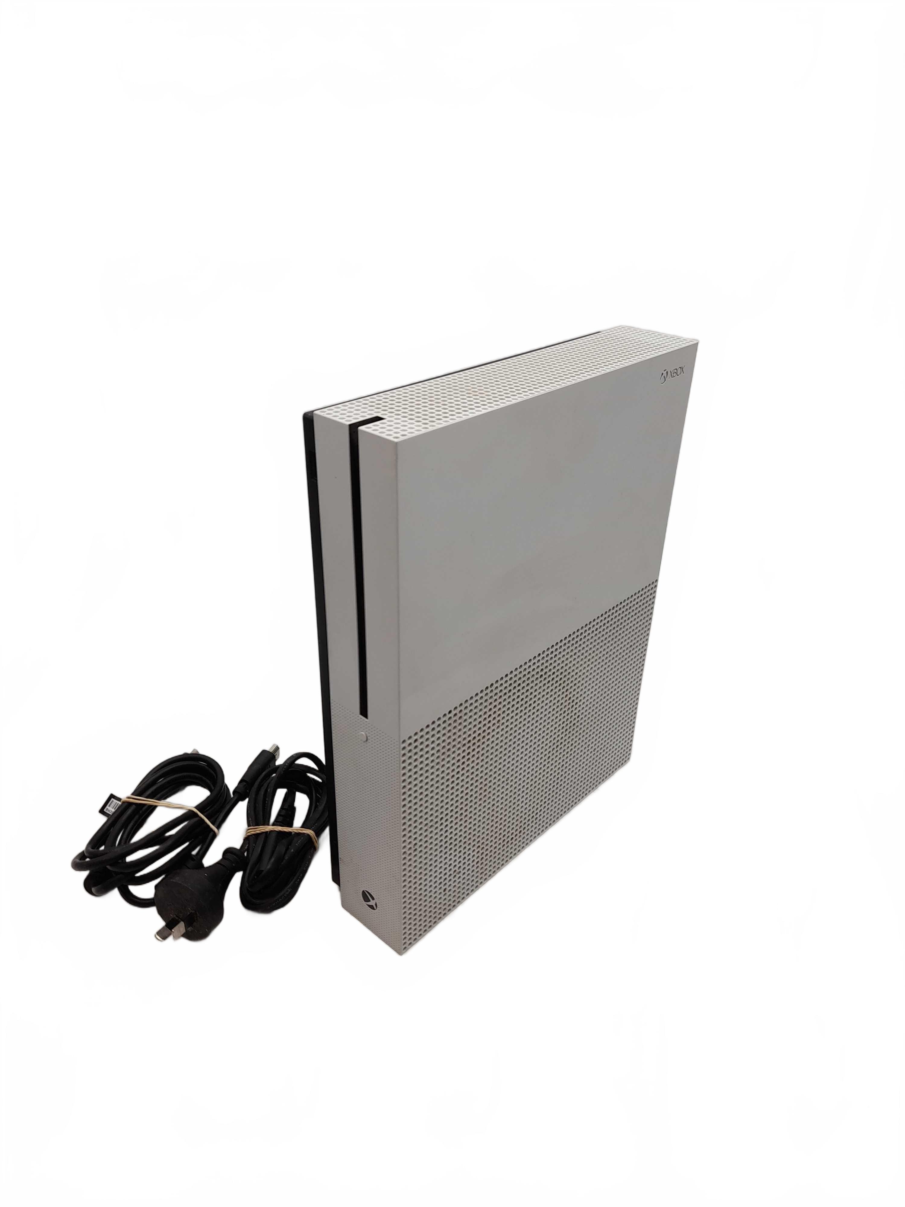 Microsoft Xbox One S Console 500GB White 1681 With Leads No Controller Good Working Condition (WL1431731)