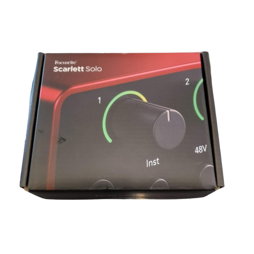 Focusrite Scarlett Solo 4th Gen USB Audio Interface (GE13358050)