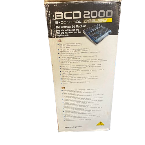 Behringer BCD2000 B-Control Deejay DJ Machine (NG) (Used)