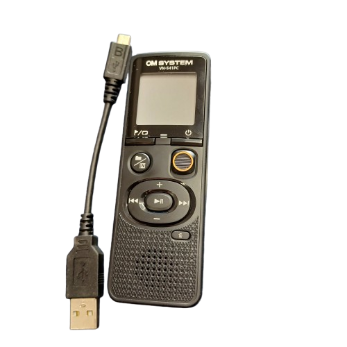 OM SYSTEM VN-541PC Digital Voice Recorder 4GB Black