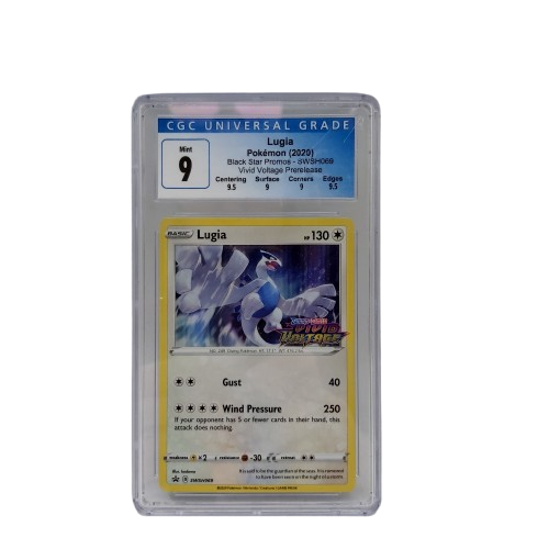POKEMON CARD LUGIA 2020 GRADED MINT 9