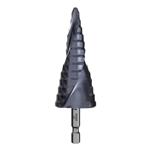 Alpha 9STQRM6-30SD – Step Tip Step Drill 6-30mm 1/4″ Hex Shank ONSITE+ (MR)