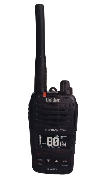 Uniden 5W Waterproof Smart UHF Radio XTRAK50 Pro Black (LE)