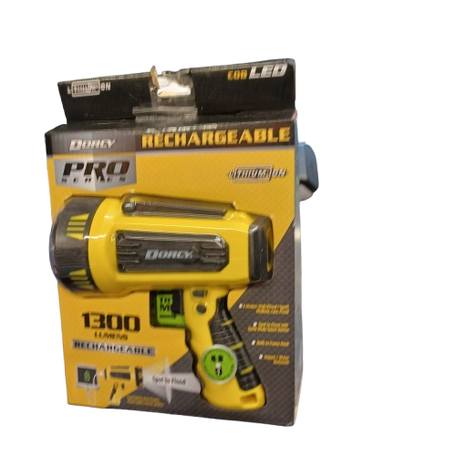 Dorcy D4322 1300 Lumen Rechargeable Spotlight Torch with Built-In Power Bank (LE)