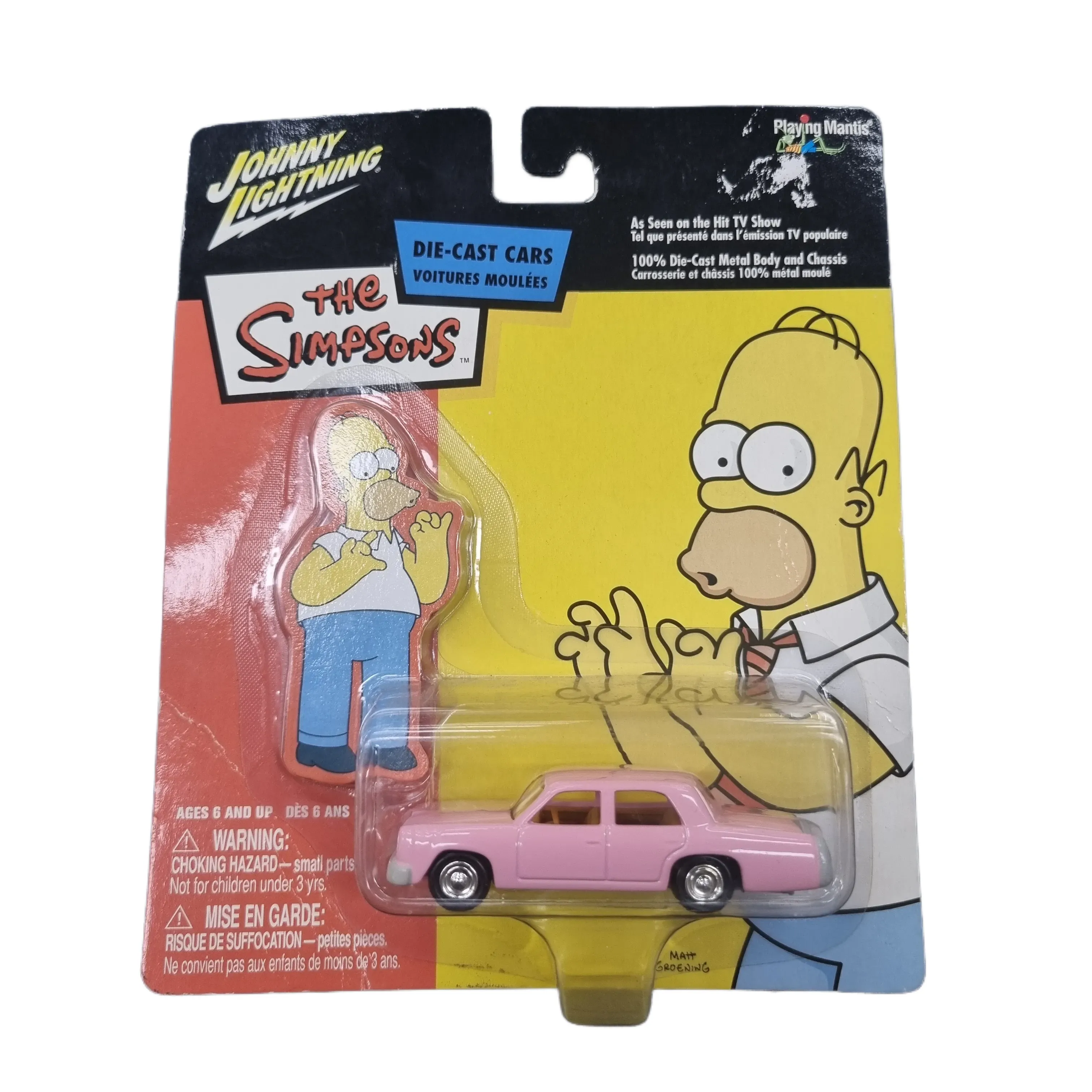 Johnny Lightning 2003 Diecast Car, The Simpsons “Homer’s Car”