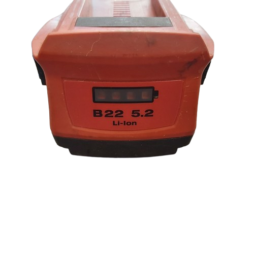 Hilti B22/5.2 Li-Ion 21.6V 5.2Ah Battery, Has (MNJ) Written In Texta